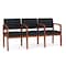 Lesro Lenox 3 Seat Tandem Seating W/ Arms, 65 in W 26 in L 31.5 in H LW3103 - alternate 1